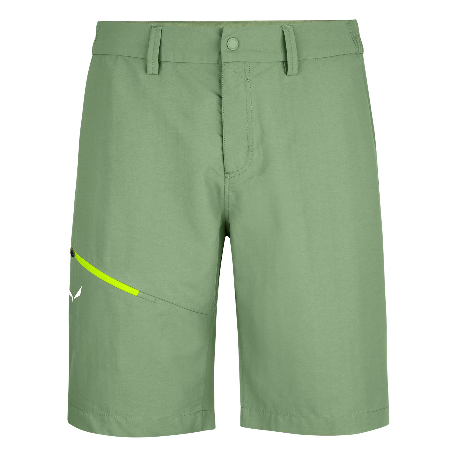 Pantalones Cortos Hombre Chile - Salewa Iseo Dry - Verde - XHAB-48102